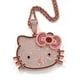 thumbnail image 1 of Collar de gato de dibujos animados de viento ins de Europa y Estados Unidos, colgante de cadena torcida de oro con circonita con incrustaciones de cobre para mujer, 1 of 3