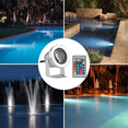 thumbnail image 2 of Underwater Light Embedded High Voltage 85-265v LED Floodlight RGB Fountain Pool Pond Aquarium Spotlight Bulb Lamp B, 2 of 6