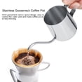 thumbnail image 1 of Safe Stainless Steel Anti-Scald Smooth  Coffee Pot, Camping Coffee Pot, Kitchen Restaurant for Cafe Home, 1 of 7