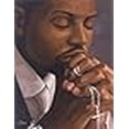 thumbnail image 2 of Henry Lee Battle His Time Well Spent Praying Man, Overall Size: 24x36, Image Size: 22x34, 2 of 2