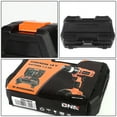 thumbnail image 3 of DNA Motoring TOOLS-00020 DNA MOTORING Orange 46 Pcs 18V 1300mAh Battery Cordless Drill Combinaton Tool Set Home Hand Repair Kit, 3 of 5