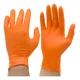 thumbnail image 2 of Guantes desechables Ambiderm Plus color naranja talla S de látex con polvo x 100 unidades, 2 of 5