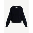 thumbnail image 5 of Free Assembly Women's V-Collar Sweater with Long Sleeves, Midweight, Sizes, XS-XXL, 5 of 6