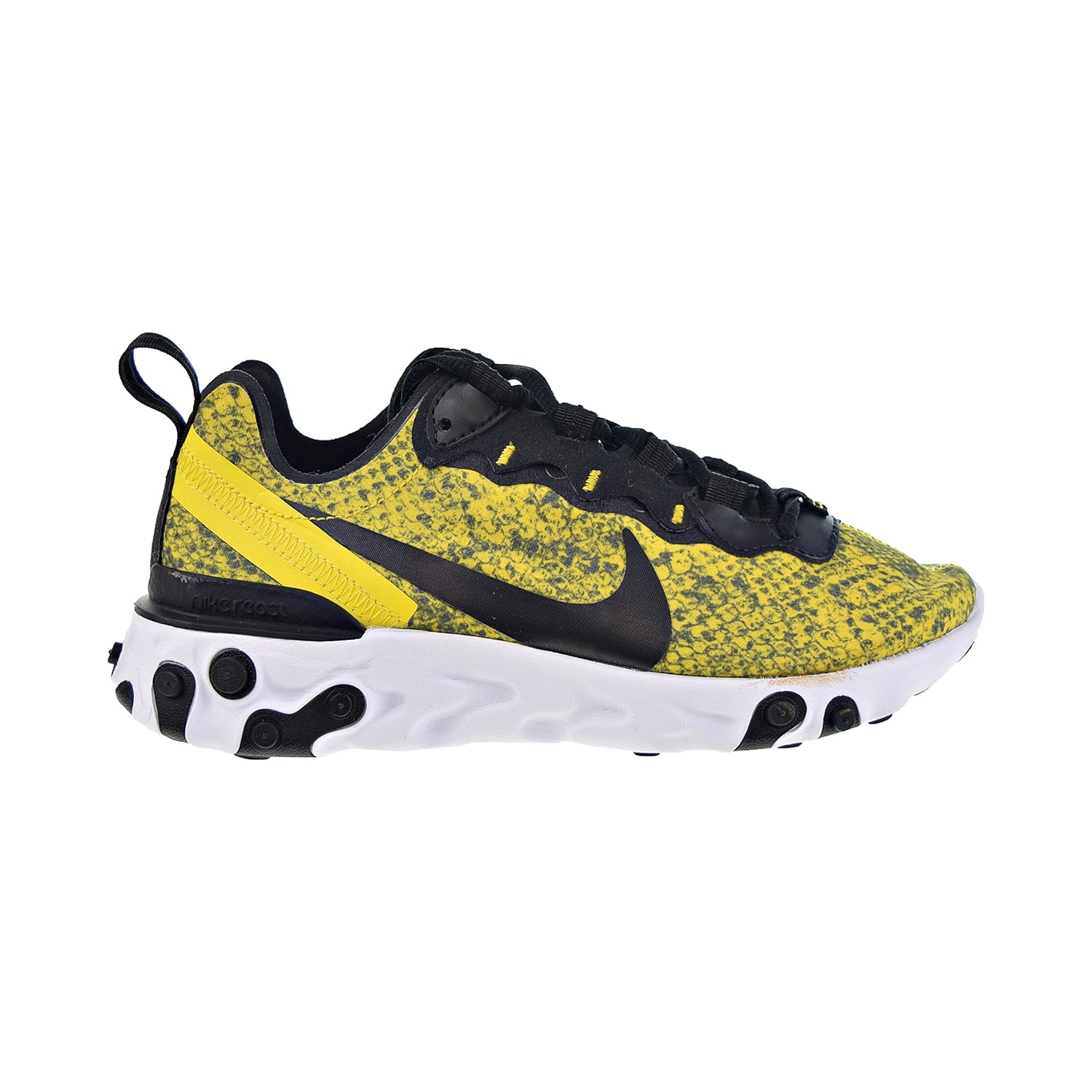 Nike React Element 55 Women's Shoes Speed Yellow-White-Black ct1551-700 