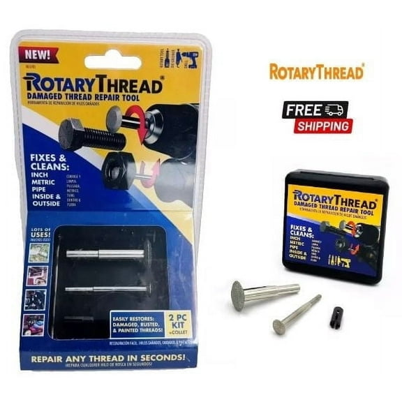 RotaryThread DAMAGED THREAD REPAIR TOOL-Repair Any Thread In Seconds!