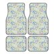 thumbnail image 1 of Balery Honey Bees And Flowers Juego de 4 Alfombrillas para Auto, Revestimientos de Caucho Resistente, Diseño Antideslizante, 1 of 7