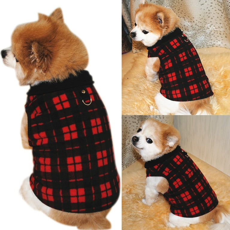 YHAIOGS Small Dog Clothes Bulk Dog Hoodie with Pocket Fall Winter Warm Sweater Puppy Clothes for Dogs Boy Girl Yorkies Chihuahua Pet Cat Sweatshirt Blank Color Walmart