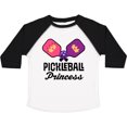 thumbnail image 3 of Inktastic Pickleball Princess Girls Toddler T-Shirt, 3 of 5