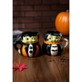 thumbnail image 2 of Transpac Johanna Parker Design Ceramic Mr & Mrs. Frank Halloween Mugs, 2 of 6