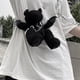 thumbnail image 3 of BRIGHTFUFU 1 pieza Bolso de peluche pequeño con diseño de oso de peluche de dibujos animados Bolso bandolera, 3 of 8
