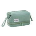thumbnail image 1 of WRKEKC Clearance Frosted Hanging Toiletry Bag - Waterproof Cosmetic Organizer with Multiple Compartments, 1 of 9