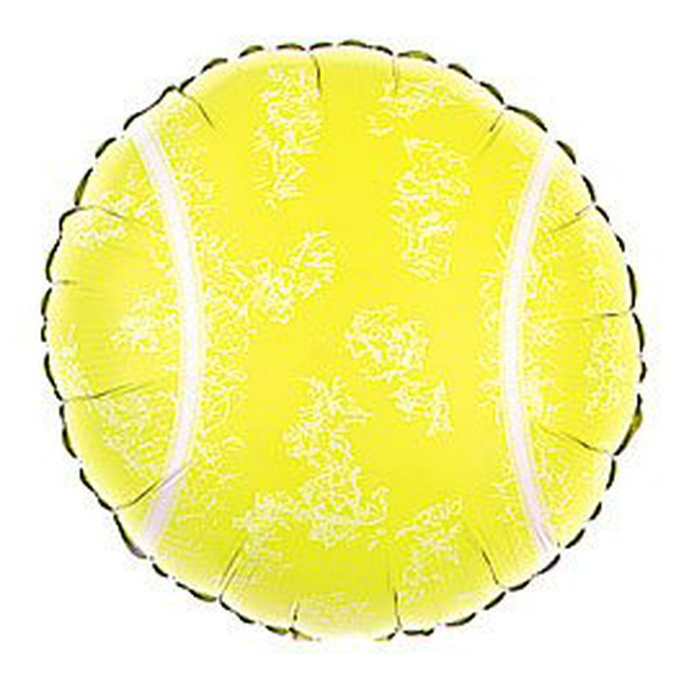 Tennis Ball Shaped 18" Mylar Balloon Party Sports