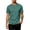 Green, variant on Mens Athletic Short Sleeve T-shirts Quick Dry Fit Workout Sun Protection Swim Shirts Running Rash Guard UPF50+