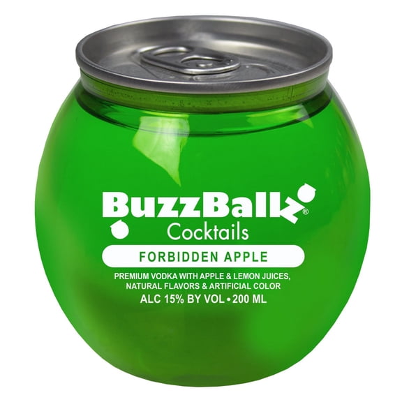 Bebida Alcoholica Preparada BuzzBallz Forbidden Apple 200 ml