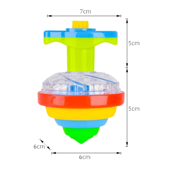 Riforla Toupie pour Enfants Jouet Lumineux Toupie Cadeau d'Anniversaire Scolaire Sac Cadeau Jouet Gyroscope Couleur Aléatoire