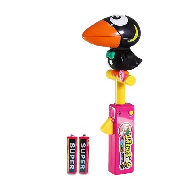 Bonito juguete de cuervo con grabación de sonido de pájaro parlante para niños que repite tus palabras divertido y educativo
