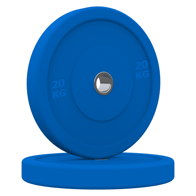 Par De Discos Olímpicos X-Rush 20 Kg Azul