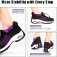 thumbnail image 6 of Cyiecw Orthopedic Sneakers Breathable Women Walking Shoes Slip on Trainers Women's Comfortable Casual Ladies Athletic Shoe Thick Bottom, 6 of 6