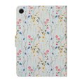 thumbnail image 3 of SaniMore Case for Samsung Galaxy Tab A8 Case 10.5" 2022 SM-X200/X205, PU Leather Fashion Case with Auto Wake/Sleep Magnetic Closure Flip Kickstand Shockproof Full Protective Case, Small Flowers, 3 of 8