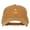 Gold, variant on Candy Corn Embroidered Unstructured Cotton Cap - Gold OSFM
