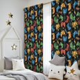 thumbnail image 5 of Blackout Kids Curtains,Colorful Games Controller Black Pattern Childrens Insulated Curtains Set Of 2,Bedroom Essentials,Toddler Room Decor 52"x84", 5 of 5