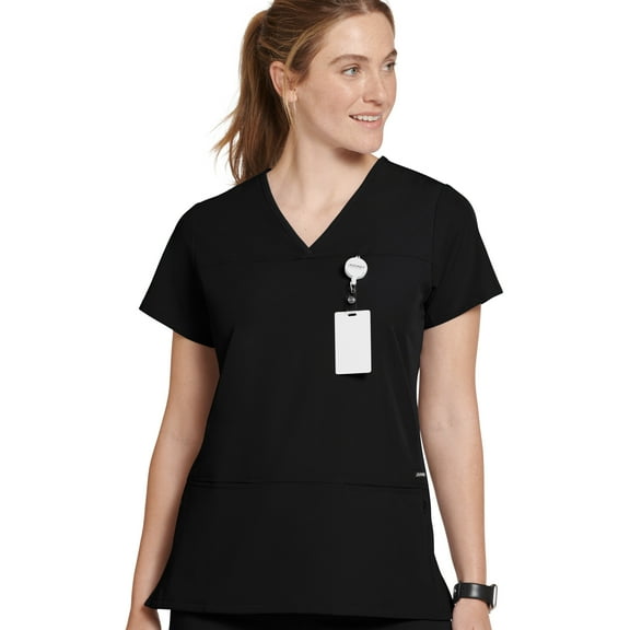 Jockey Women's True Fit Crossover V-Neck Scrub Top