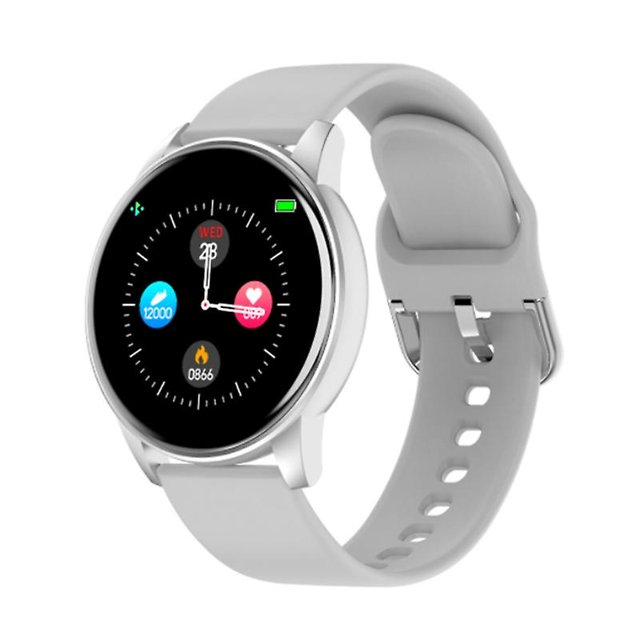 Monitor Ips de 1,3 pulgadas, reloj con podómetro, resistente al agua, blanco pulgadas Feliz Sencillez