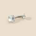 thumbnail image 3 of POINTERTECK 14G Belly Button Ring Surgical Steel Belly Rings Piercing Jewelry Belly Button Piercing, 3 of 7