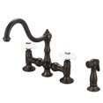 thumbnail image 1 of Water Creation F5-0010-03-PX Bridge Style Kitchen Faucet - Oil-Rubbed Bronze - Brown, 1 of 1