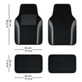thumbnail image 4 of Alfombrillas de coche CAR PASS, impermeables, de piel, ajuste universal, 4 of 6