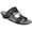 Black, variant on Karen Scott Womens Eanna Open Toe Buckle Block Heel