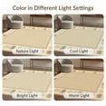 thumbnail image 7 of ODIKA Herringbone Field Panel Border Inspired Subtle Tonal Stripe Sisal Flowing for Dining Room, Under Table, Office, Non-Slip Chair-Friendly Floor, 7 of 7