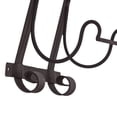 thumbnail image 4 of SEI Furniture Ancona Wall Mount Wine Rack in Wrought Iron, 4 of 7