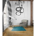 thumbnail image 3 of Epic Graffiti 'Brushstroke Circles III' by Linda Woods, Canvas Wall Art, 26"x34", 3 of 3