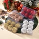 thumbnail image 2 of 6 bolas de Navidad de 6 cm, adornos para árbol de Navidad, colgantes para árbol de Navidad, decoración para fiesta, hogar, regalos de Navidad de Año Nuevo 2025, 2 of 5