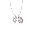 thumbnail image 2 of Delight Jewelry Silvertone Small Gelato Script Initial - G - Best Mom Ever Charm Necklace, 2 of 4