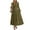 Dress-Army Green, variant on Long Sleeve Dress for Women V Neck Smocked Waist Maxi Dress Casual Tiered Ruffle A Line Spring Dresses Work Office Elegant Flowy Modest Wear