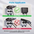 thumbnail image 4 of 16A Waterproof Outdoor Double Electrical Socket, IP66 Wall Outlet, 4 of 4