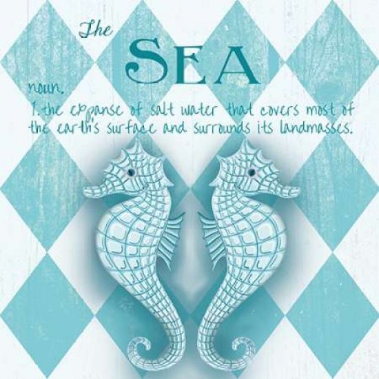 The Sea Border Canvas Art - Andi Metz (24 x 24)
