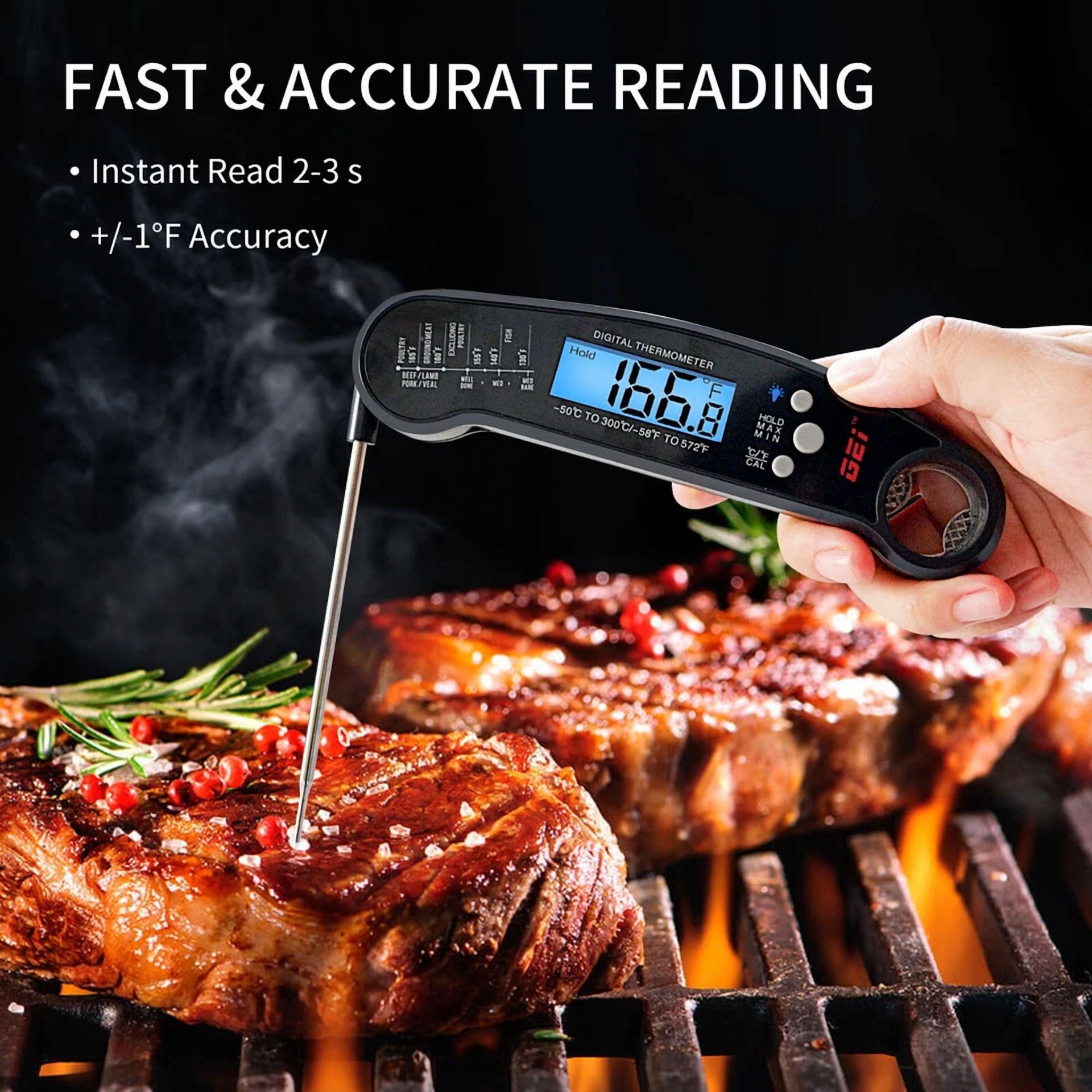 CIRCLE- Instant Read Digital Meat Thermometer Bbq Grill For Kitchen Cooking (Bmt-0001)