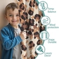 thumbnail image 3 of Blackout Kids Curtains,Leopard Print Childrens Insulated Curtains Set Of 2,Bedroom Essentials,Toddler Room Decor 42"x54"(106x137cm), 3 of 4