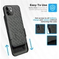 thumbnail image 5 of for Apple iPhone 12&12 Pro Slim Heavy Duty Combo Holster Shell With Swivel Belt Clip Kickstand Rugged Phone Cover For iPhone 12 Pro 6.1 Inch, 5 of 8