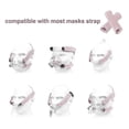 thumbnail image 3 of 4-Packs Satin CPAP Strap Covers, CPAP Strap Comfort Pads, CPAP Face Pads, Comfortable CPAP Supplies CPAP Face Cushion, 3 of 5