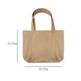 thumbnail image 3 of Fiudx Bolsa de Lona, Bolsillo para Esterilla de Yoga, Gran Capacidad, Diseño Versátil, Ideal para Viajes, Playa, Oficina, Gimnasio, Pilates, para Entusiastas Del Fitness, 45 X 35 Cm, Color Negro, Bei, 3 of 6