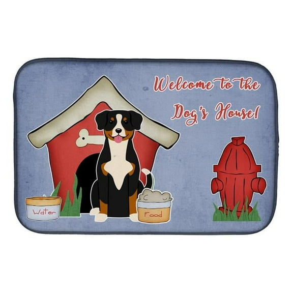 Dog House Collection Entlebucher Dish Drying Mat