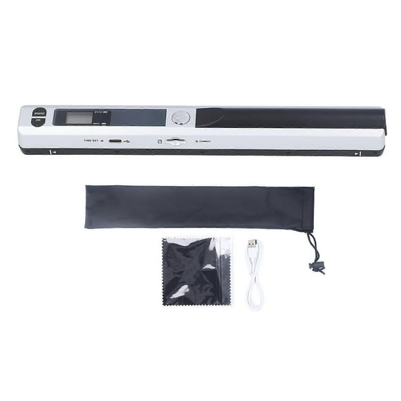 Scanner portable pour documents A4, photos, reçus, 8,27 pouces, HD 900 DPI, couleur, portable, pour la maison, les voyages, le bureau, argent