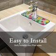 thumbnail image 7 of SKYSONIC Faucet Absorbent Mat 3 Pcs Flowers Fruits Kitchen Faucet Splash Catcher Washable Counter Drying Pads Behind Faucet for Kitchen Bathroom, 7 of 7