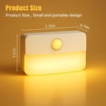 thumbnail image 3 of Maylit 6 Pack Motion Sensor Stair Light for Indoor, Battery Operated Closet Lights, Wireless Stick on Anywhere Hallway Lamp, Portable Led Night Lamps for Bedroom Under Cabinet Kitchen, 3 of 8