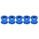 thumbnail image 1 of Pernos De Ruedas De Cadena Dobles, Protección Contra La Oxidación 7075 Tornillos De Disco De Bicicleta De Carretera De Aluminio Ligero Para Ciclismo Amonsee Azul, 1 of 8