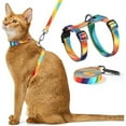 thumbnail image 2 of Cat And Leash Set Escape Proof Adjustable Cat , Comfortable Soft Lightweight, Use Safe & Easy, Walking Travel For Small Medium, 2 of 3